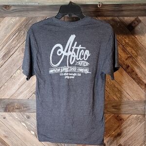 AFTCO Men's Charcoal Tee Size Small